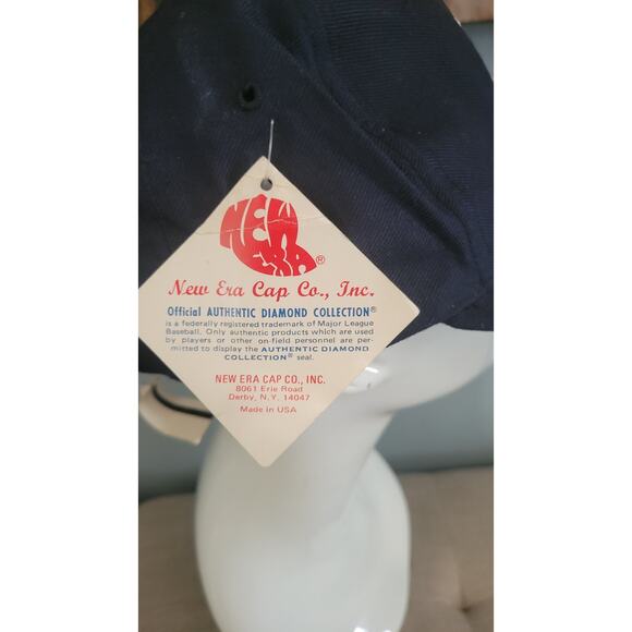 Vintage 1990s California Angels New Era 59Fifty MLB Diamond Collection Hat 7 3/4 - Picture 4 of 11